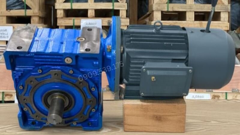 Thành Thái Motor sử dụng NMRV kết hợp với motor điện có phanh để hoạt động trong công nghiệp.